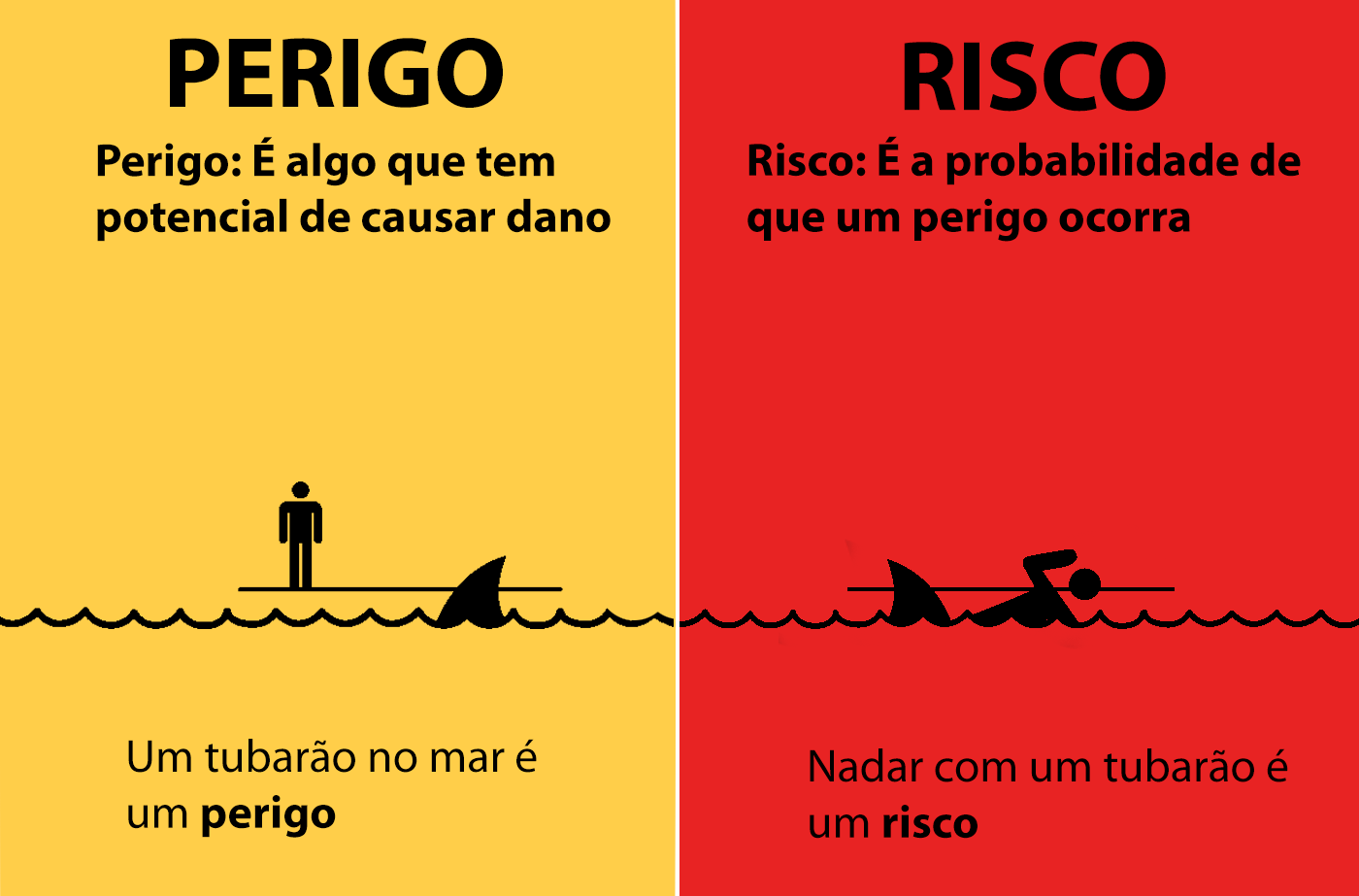 Qual A Diferença Entre Perigo E Risco Cite Exemplos